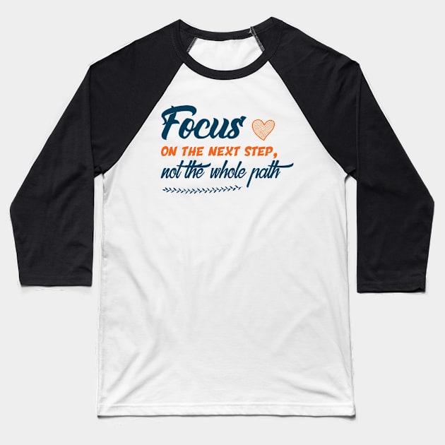 Focus Baseball T-Shirt by Usea Studio